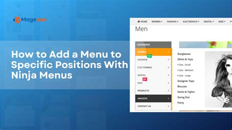 Ninja Menus 2.0 .